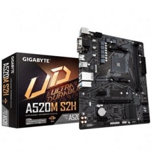 Tarjeta Madre Gigabyte micro ATX A520M S2H, S-AM4, AMD A520, HDMI, 64GB DDR4 para AMD SKU: A520M S2H
