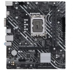 Tarjeta Madre ASUS Micro-ATX H610M-K D4, S-1700, Intel H610, HDMI, 64GB DDR4 para Intel SKU: H610M-K