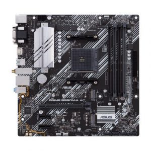 Tarjeta Madre ASUS Micro ATX PRIME B550M-A AC, S-AM4, AMD B550, HDMI, 128GB DRR4 para AMD SKU: PRIME B550M-A AC