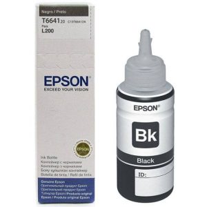 Tanque de Tinta (EcoTank) Epson 664 Negro 70ml SKU: T664120-AL